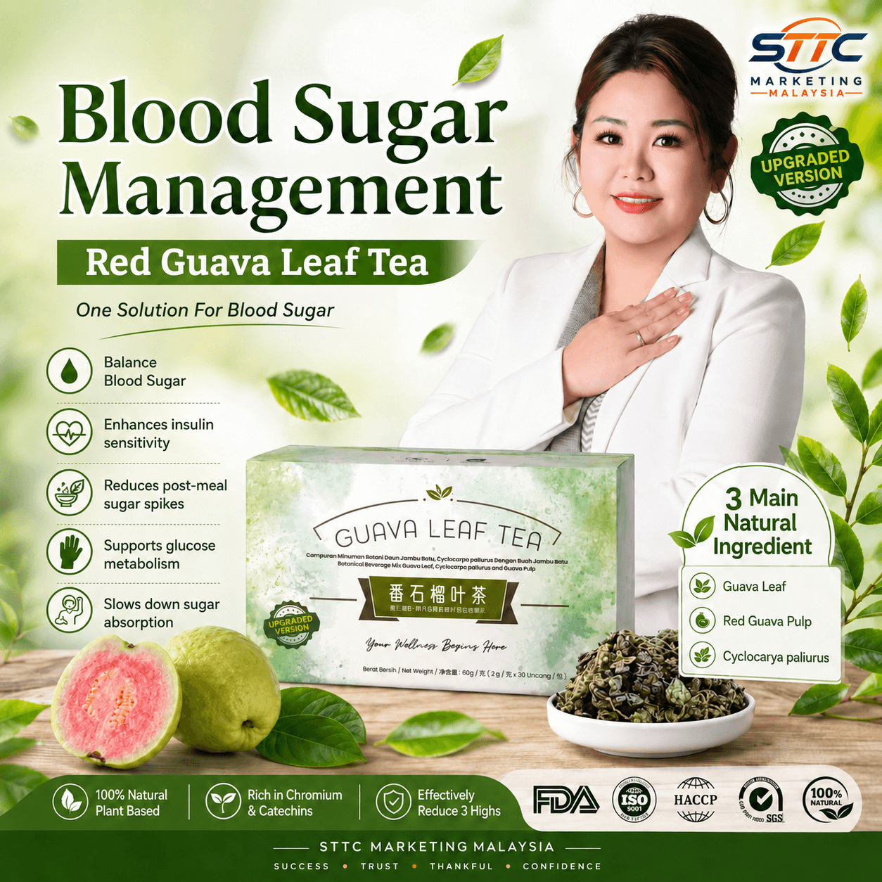 2026 配方新升级版｜Diabetea 番石榴叶茶 x 1