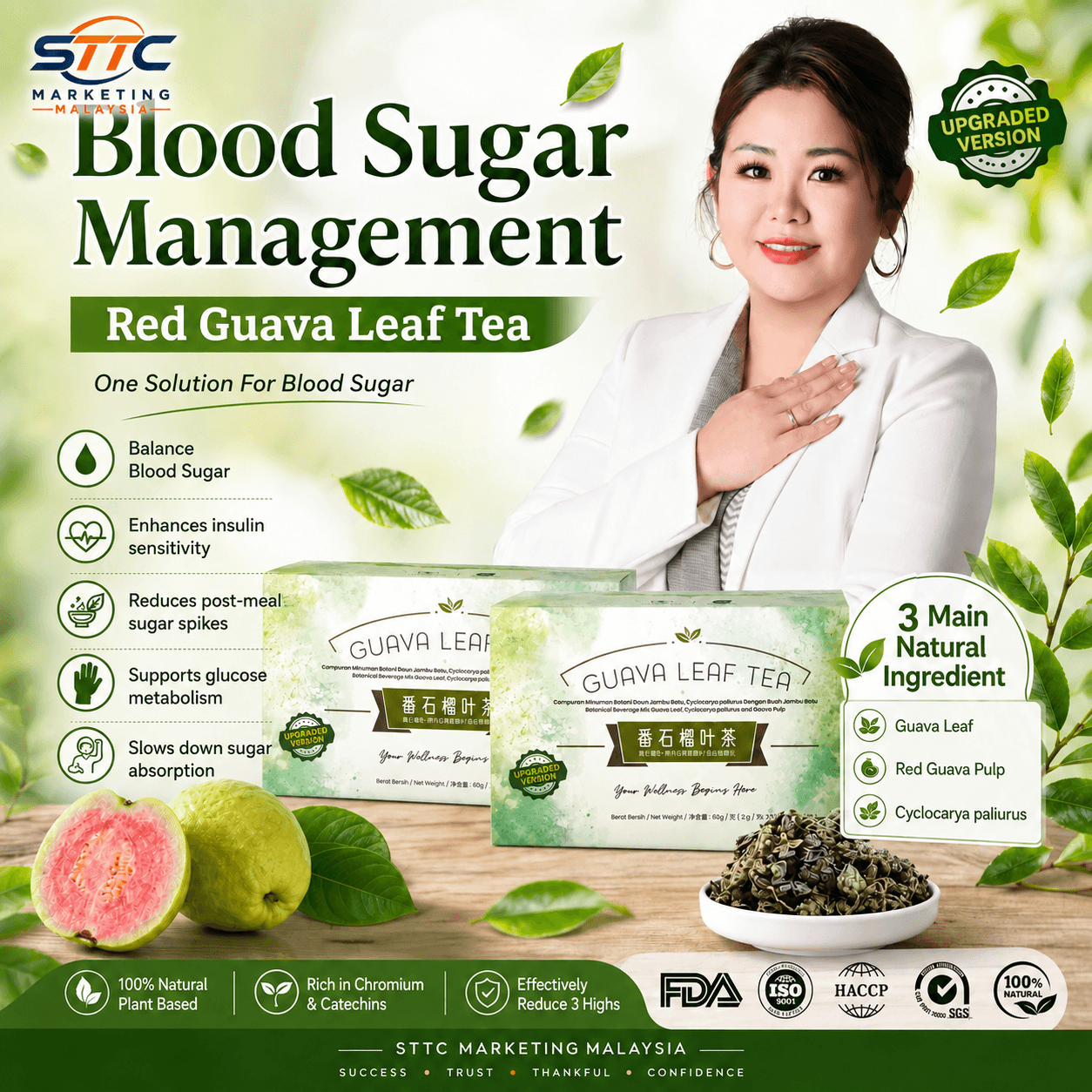 2026 配方新升级版｜ Diabetea 番石榴叶茶 x 2